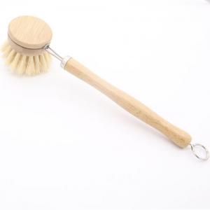 Wooden Dish Brush, Bamboo Wood & Natural Bristle Tampico Fiber Washing Up Brushes, Pot Pan Dish Bowl Kitchen Cleaning