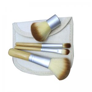 Makeup brush 4 bamboo handle color makeup tool set color eye shadow evenly paint